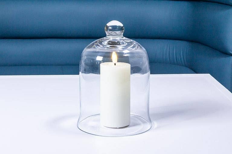 Bell Shaped Cloche 7”H