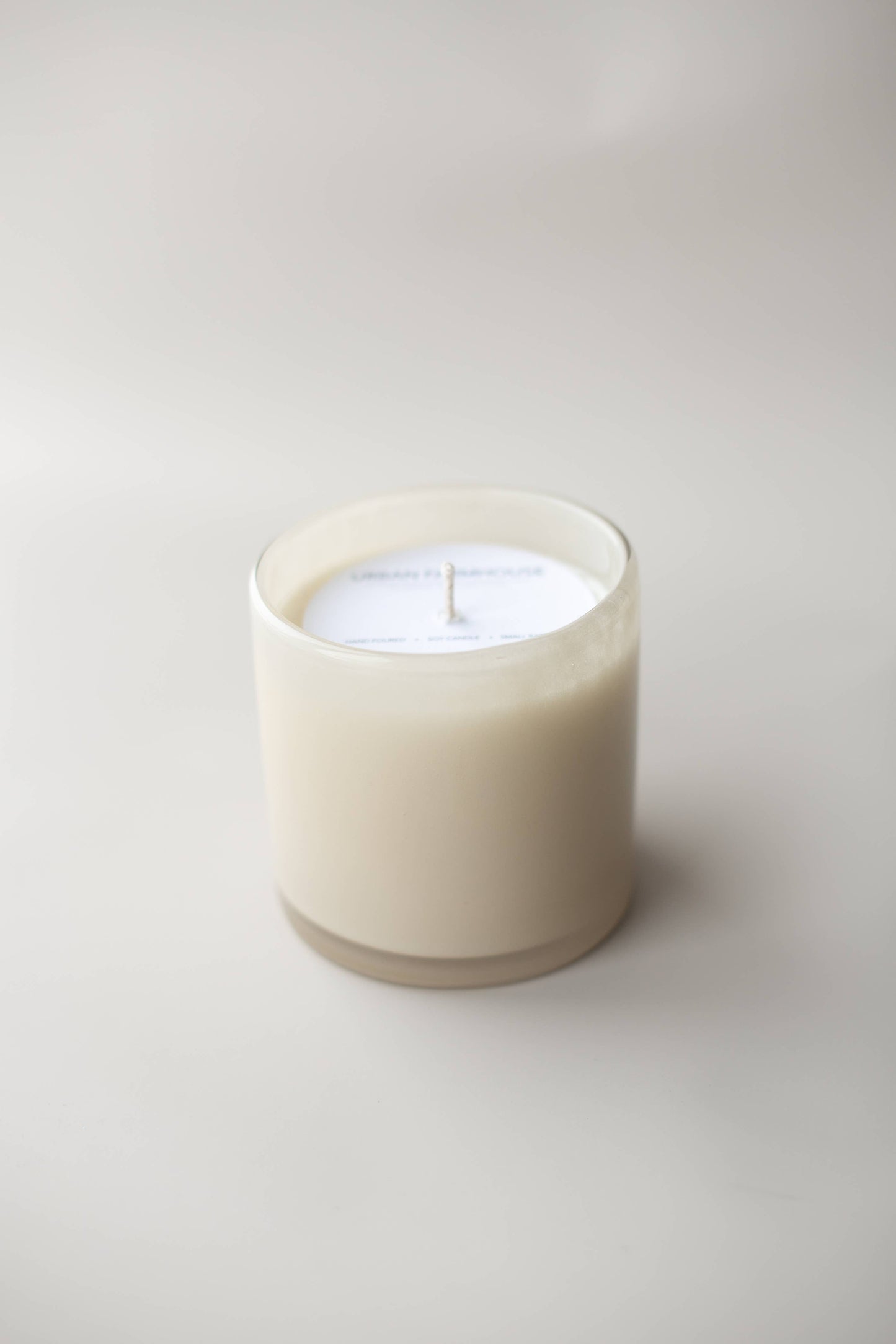 Cream Glass Candle - 12oz