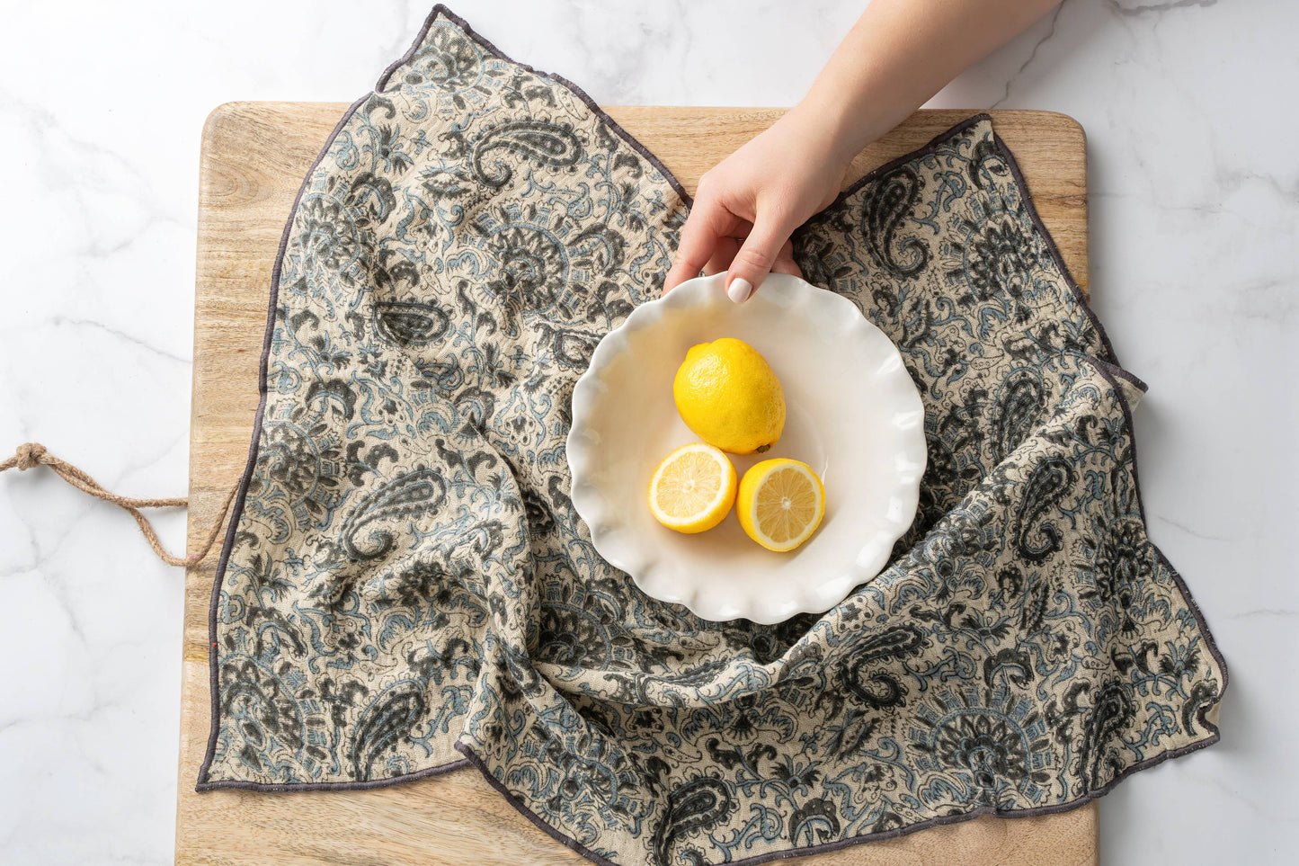 Marin Block Print Napkins Set of 4