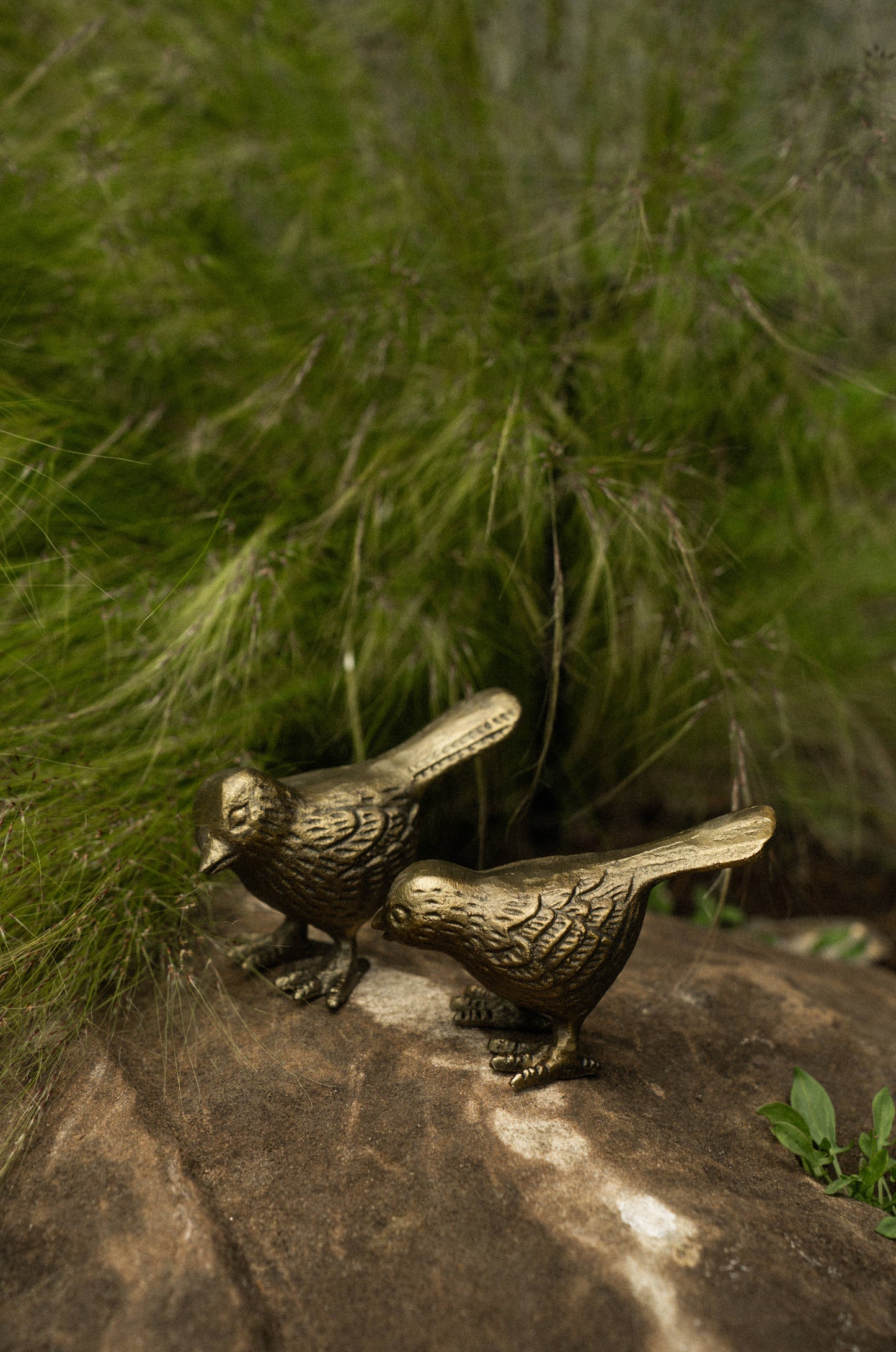 Cast Iron Sparrows S/2