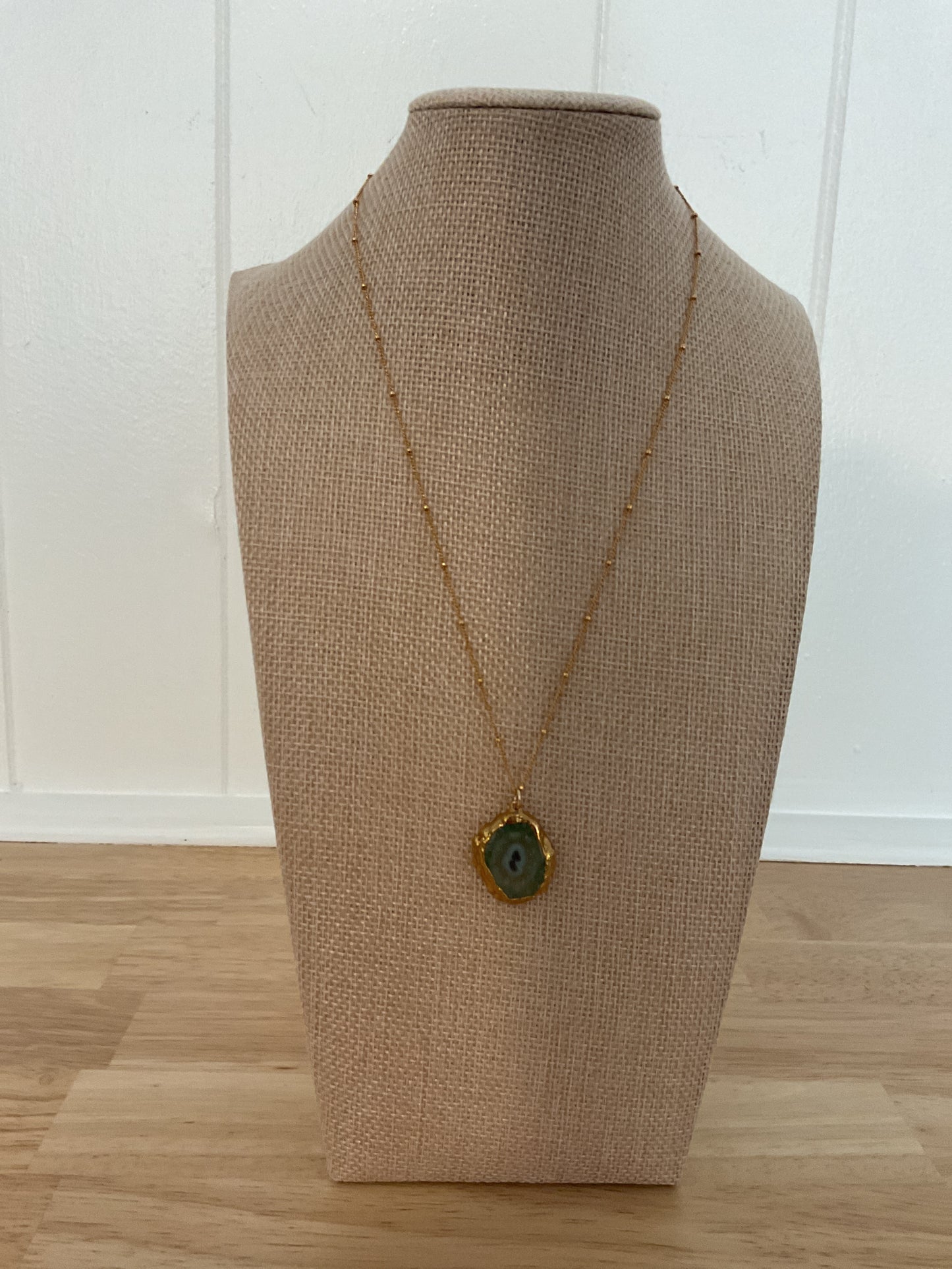 Stalactite Necklace - Dark Green