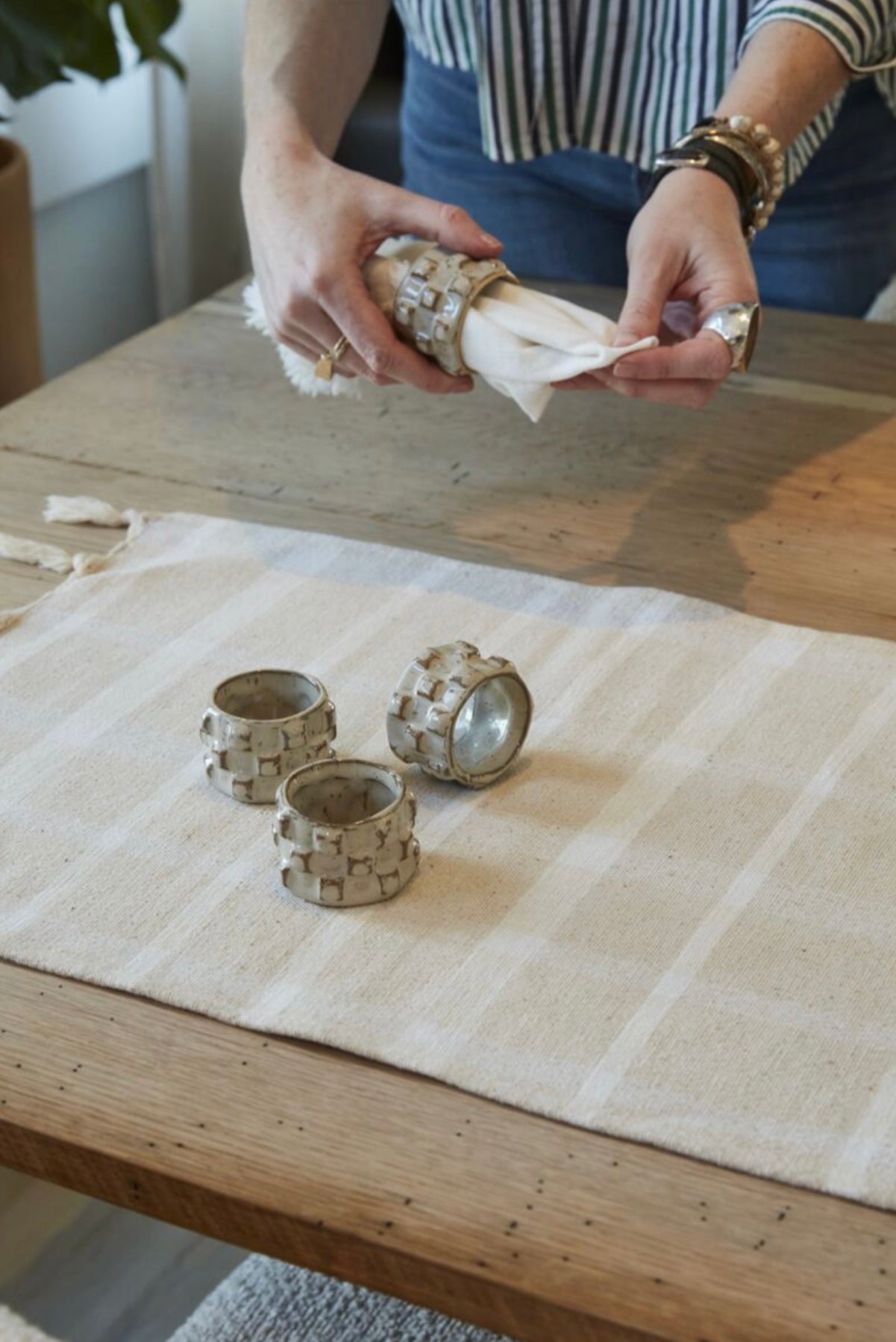 Tayrona Napkin Ring Set of 4