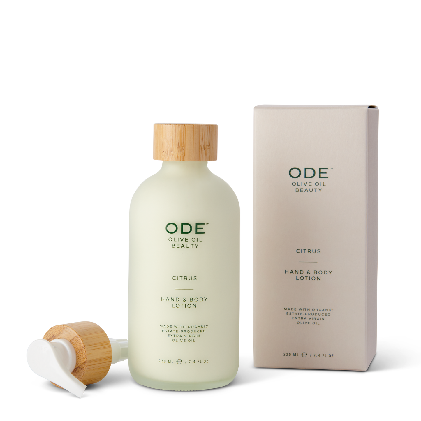 ODE Olive Oil Beauty Hand & Body Lotion - Citrus 7.4 FL OZ
