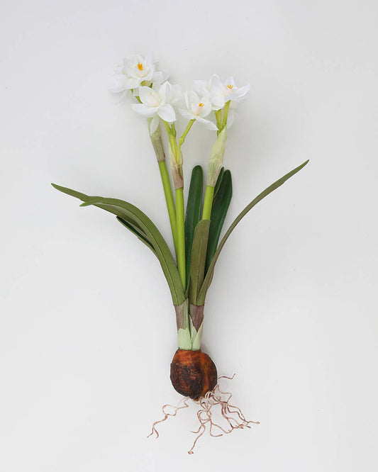 Real Touch White Narcissus 13”