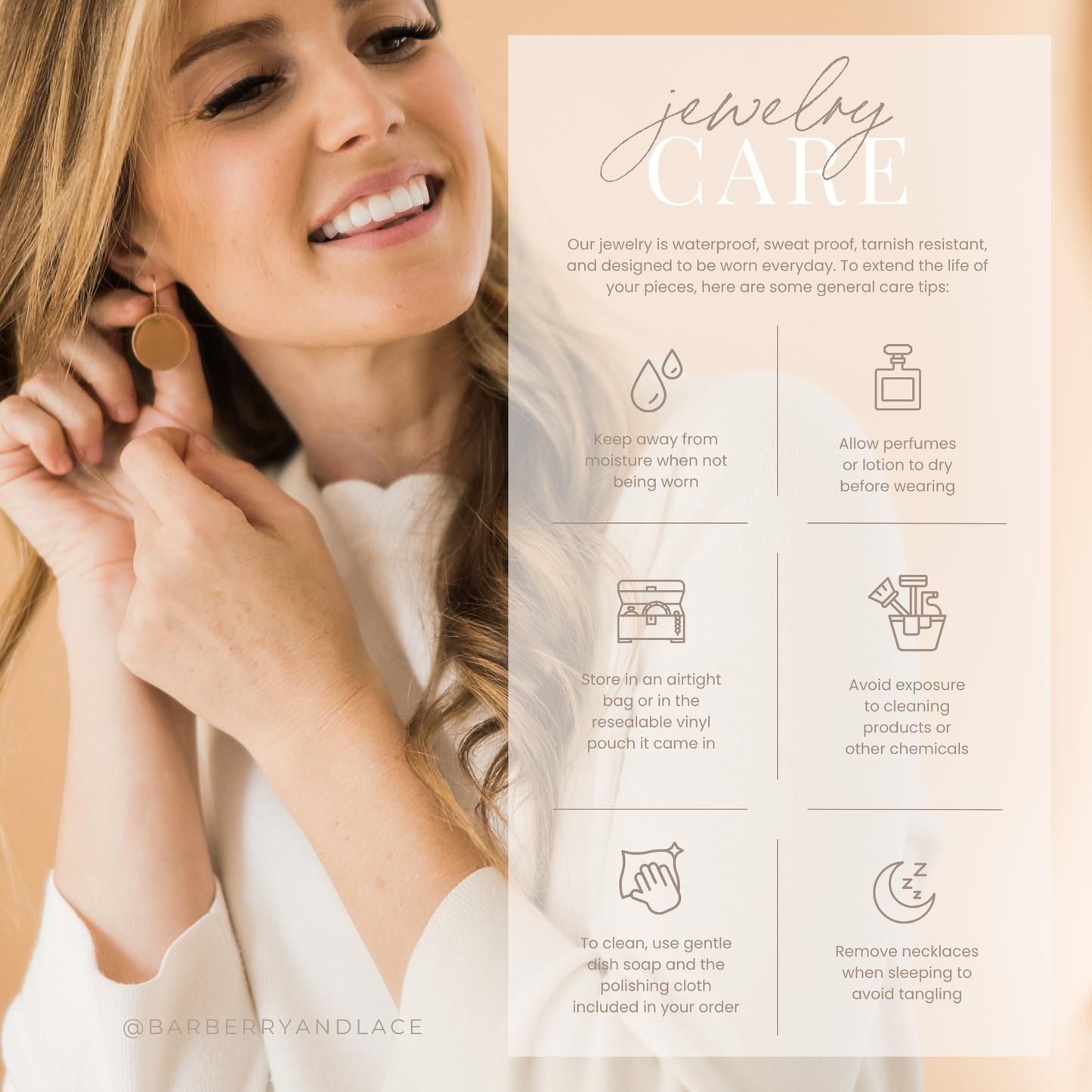 Thin Hammered Band Stacking Rings - Waterproof, Minimalist