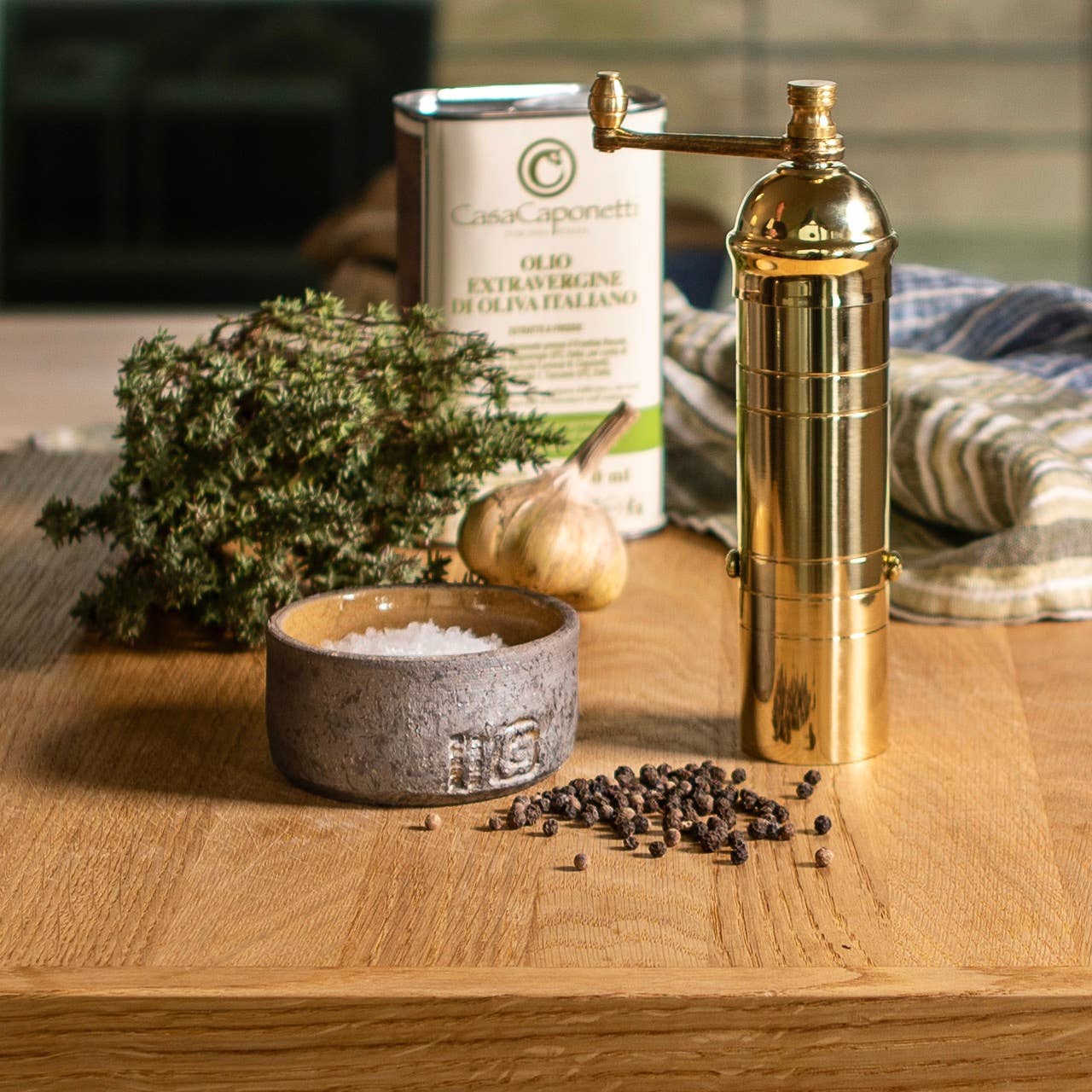 The original 'Small Brass Mill'  - 7" pepper grinder