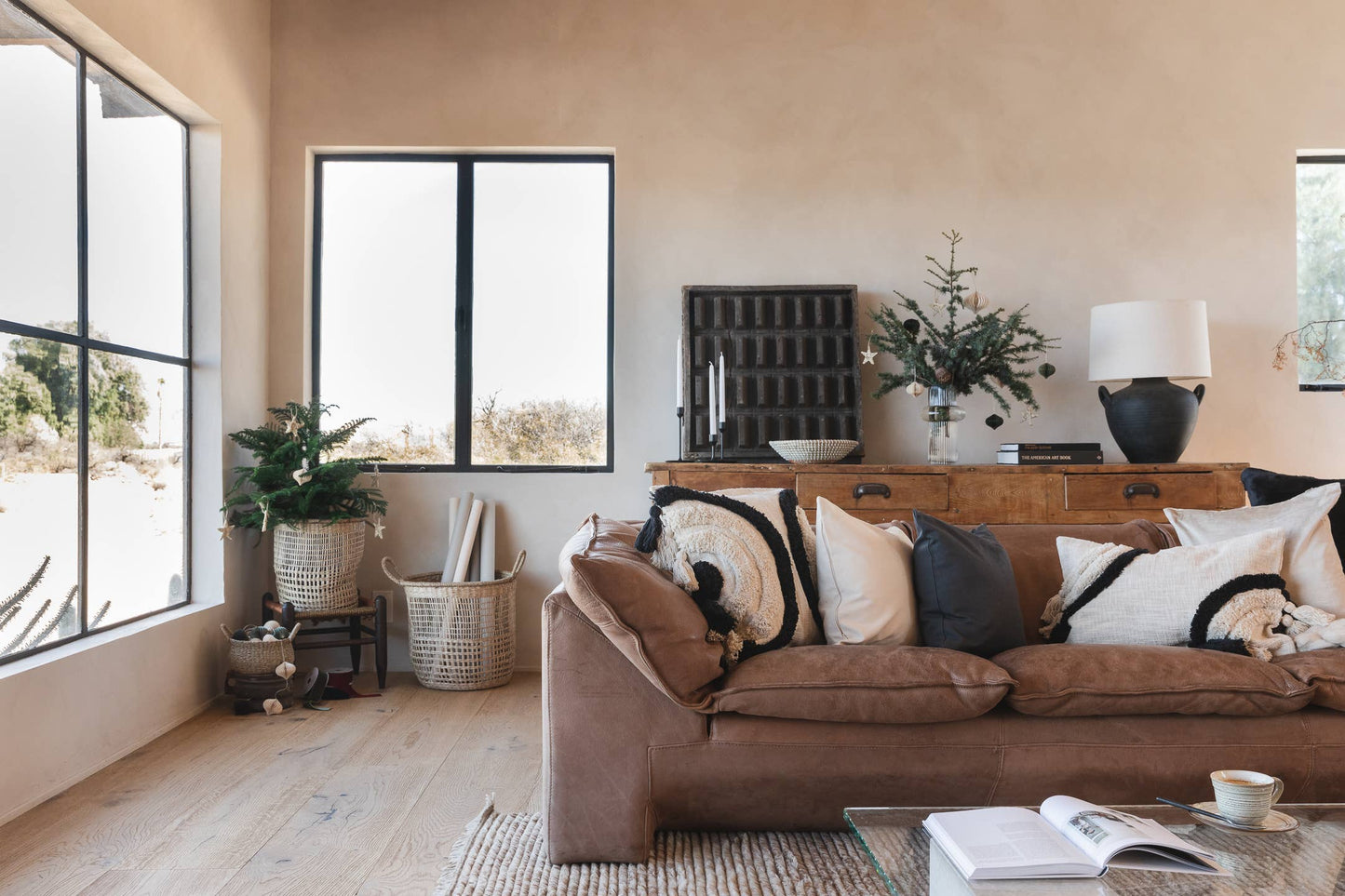 Small Salema Round Seagrass Basket with Handles