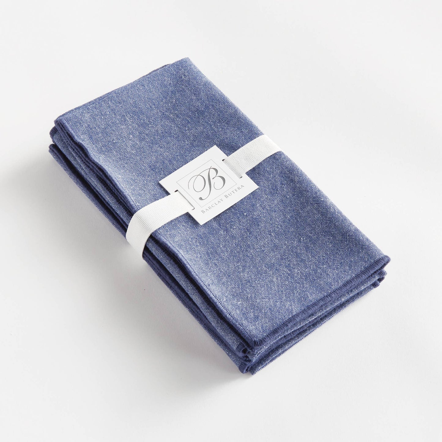 Barclay Butera Miramar Dinner Napkins, Navy Blue