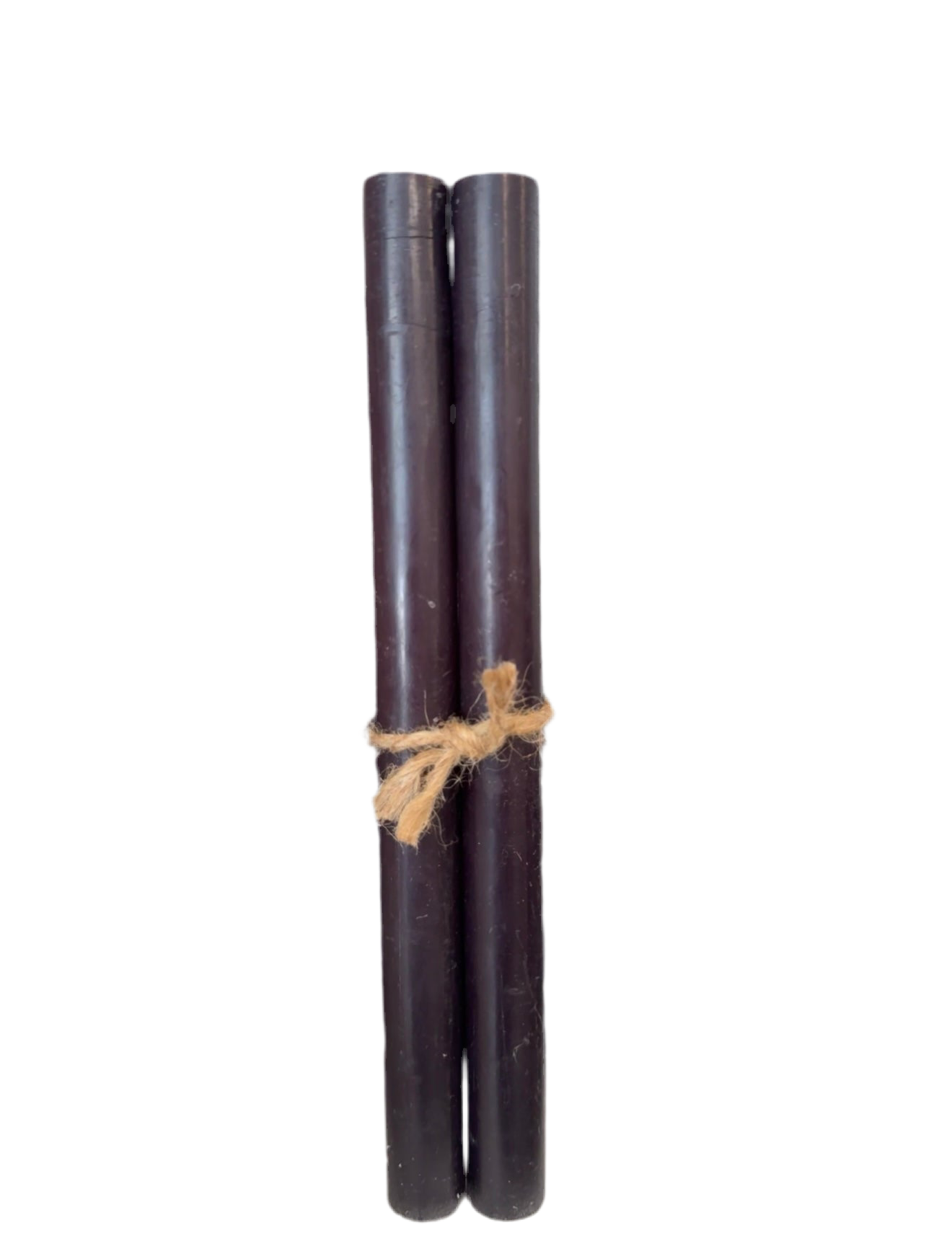 10" Straight Candle - Black (set of 2)