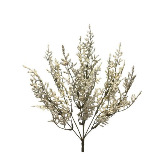 Faux Dried Caspia Bush - Cream 14''