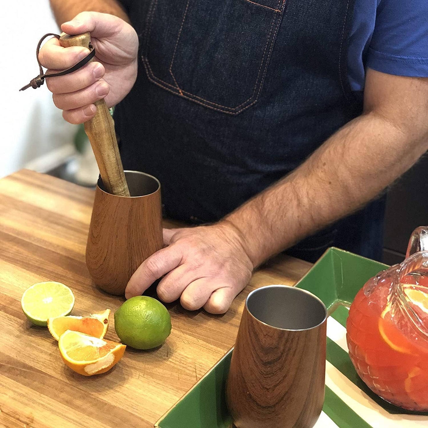 Outset Acacia Wood Cocktail Muddler