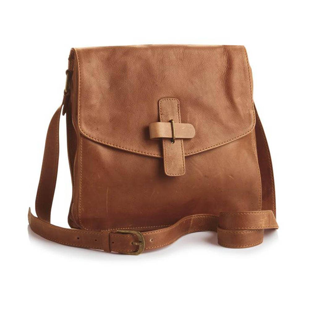 Camel Kolkata Crossbody Bag