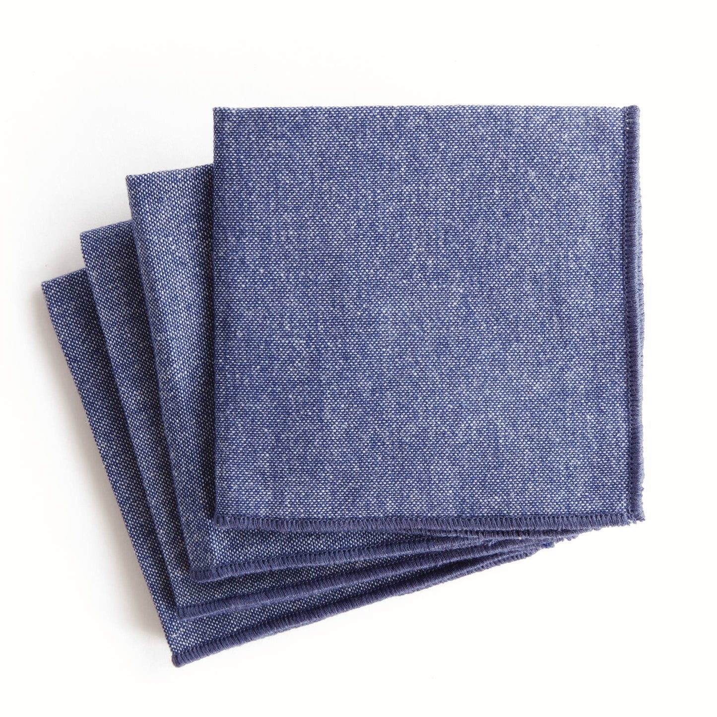 Barclay Butera Miramar Cocktail Napkins, Navy Blue