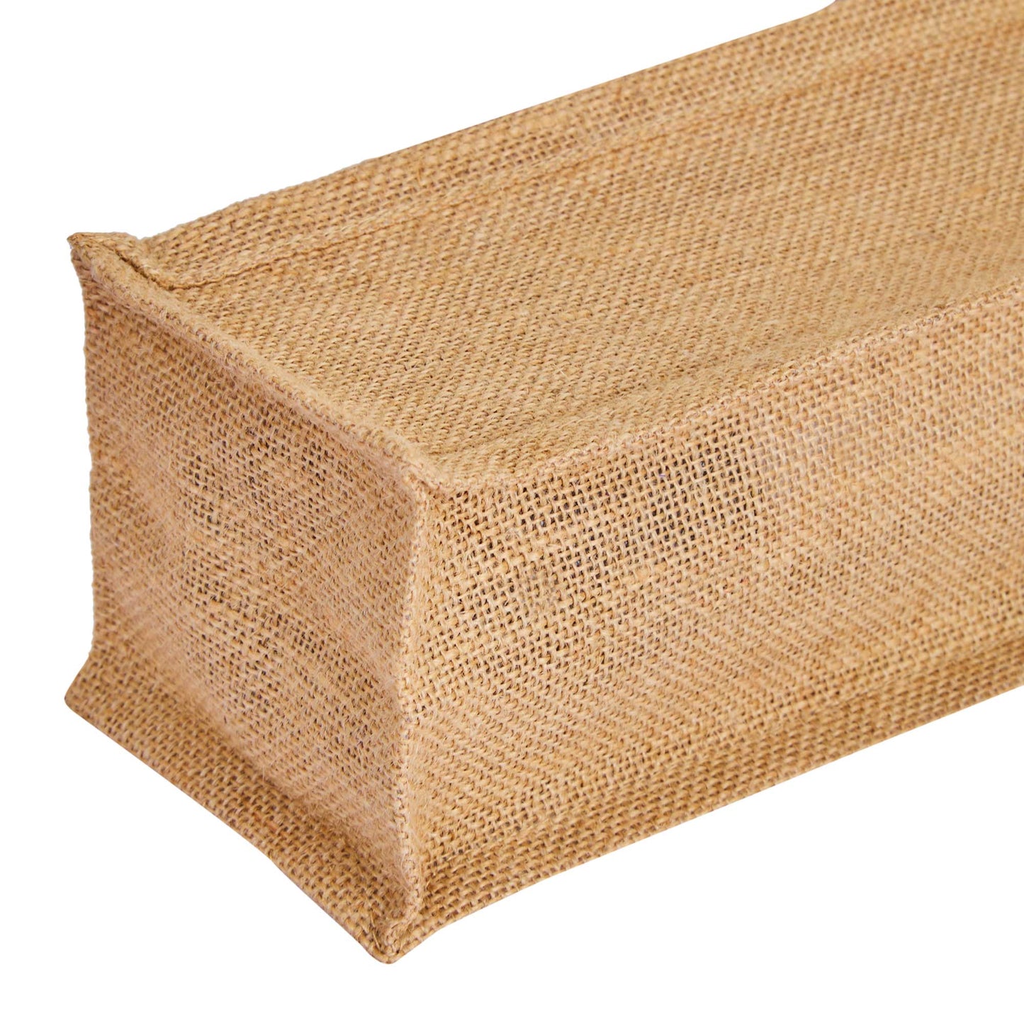 Burlap Jute Wine Bag With Cane Handle