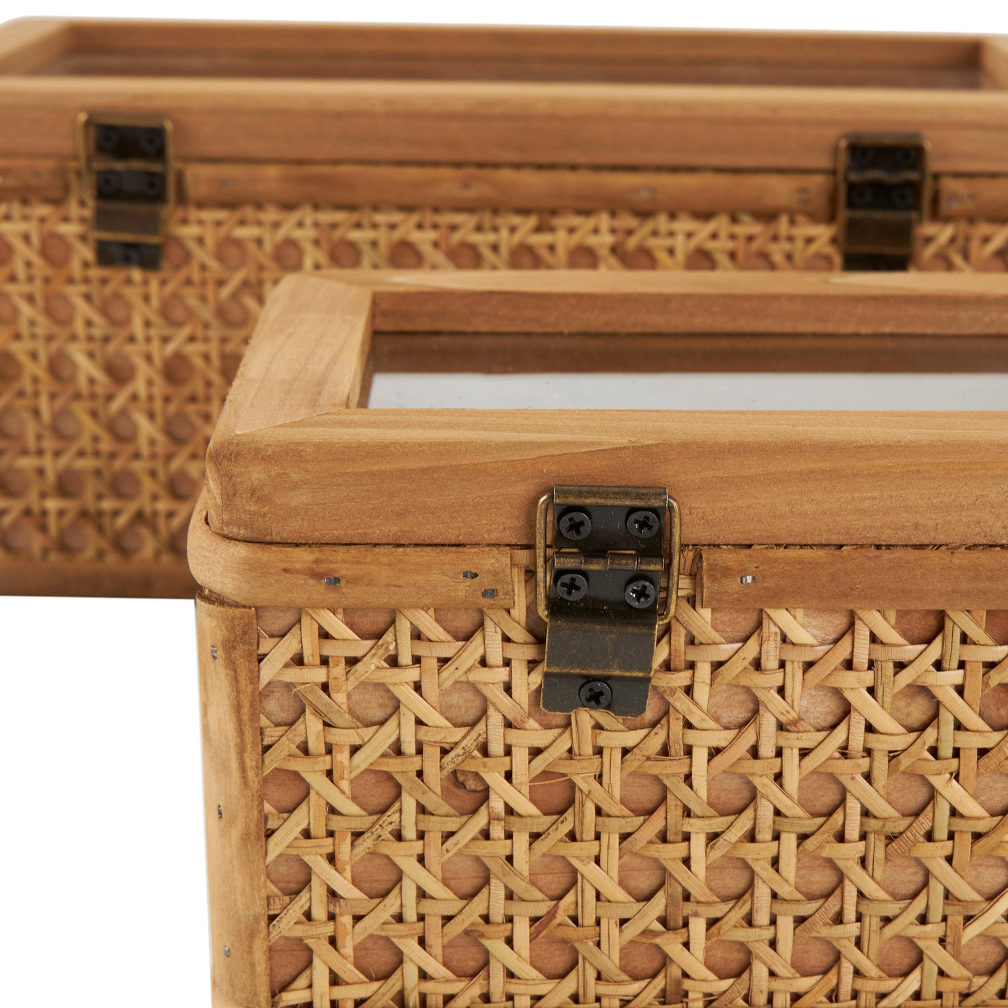 Natural Brown Rattan Box