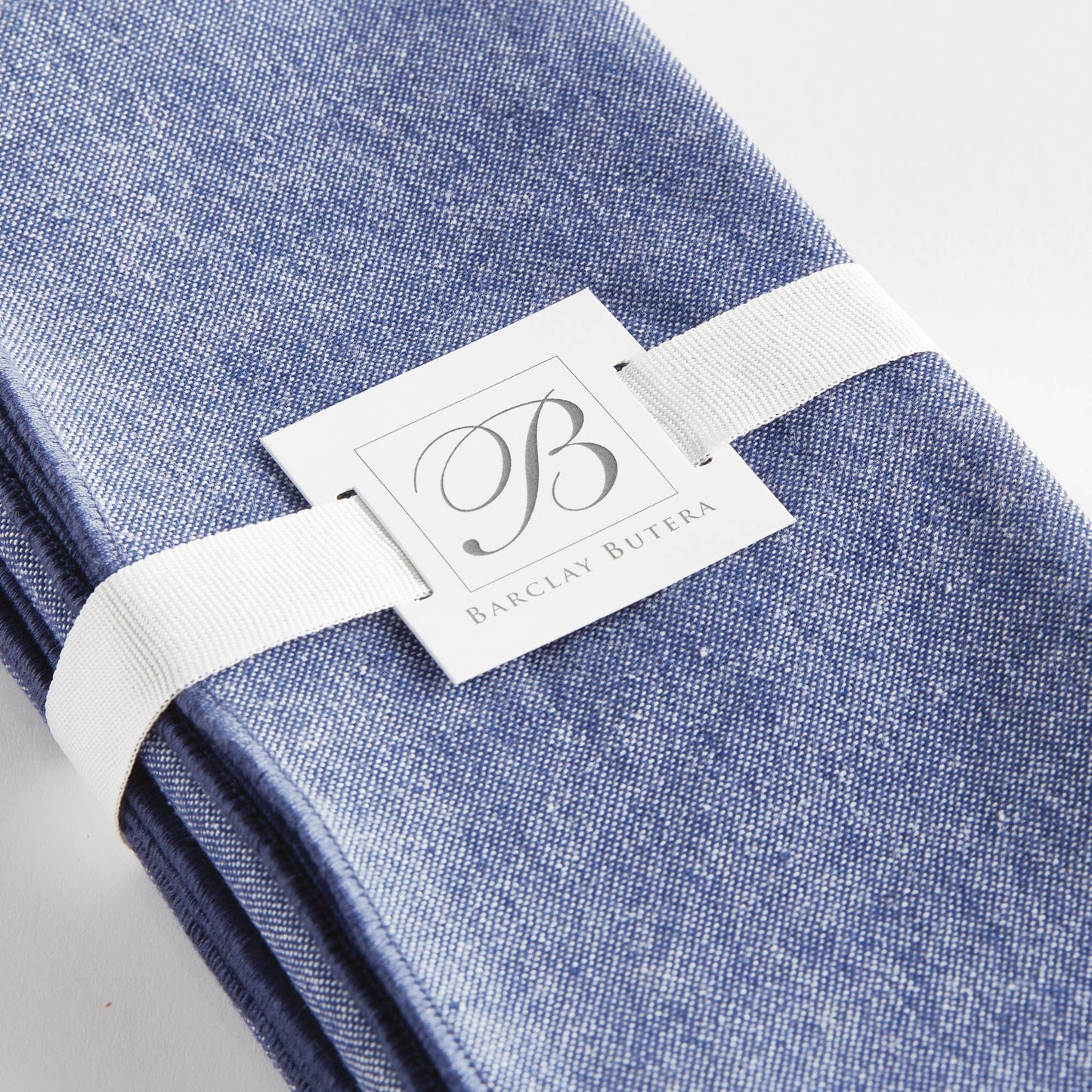 Barclay Butera Miramar Dinner Napkins, Navy Blue
