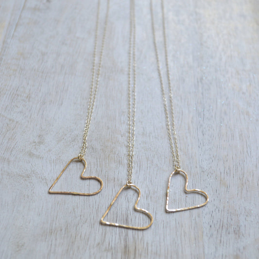 Floating Heart Necklace