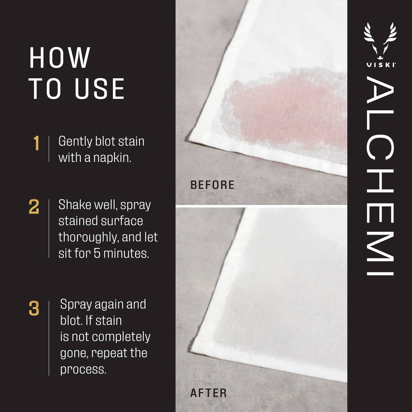 Alchemi™ Wine / Juice / Coffee Stain Remover - 4 oz or 8 oz