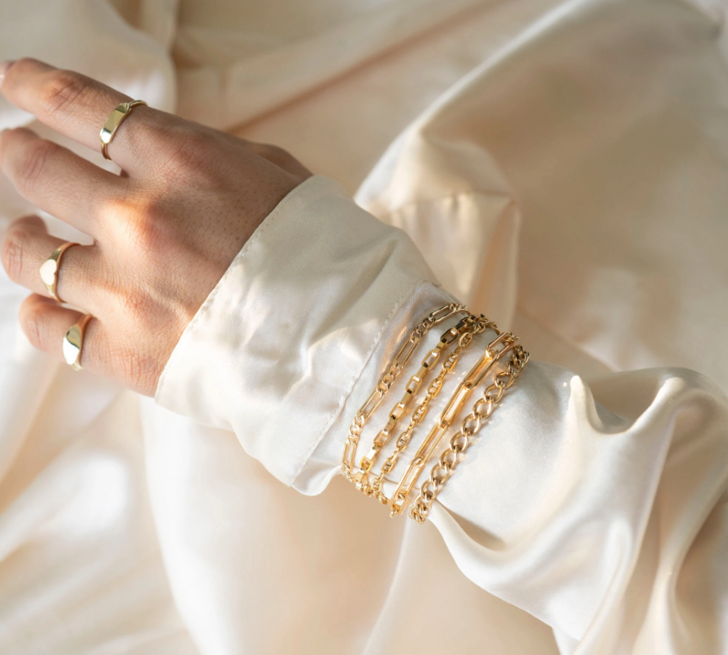 Gold Figaro Bracelet