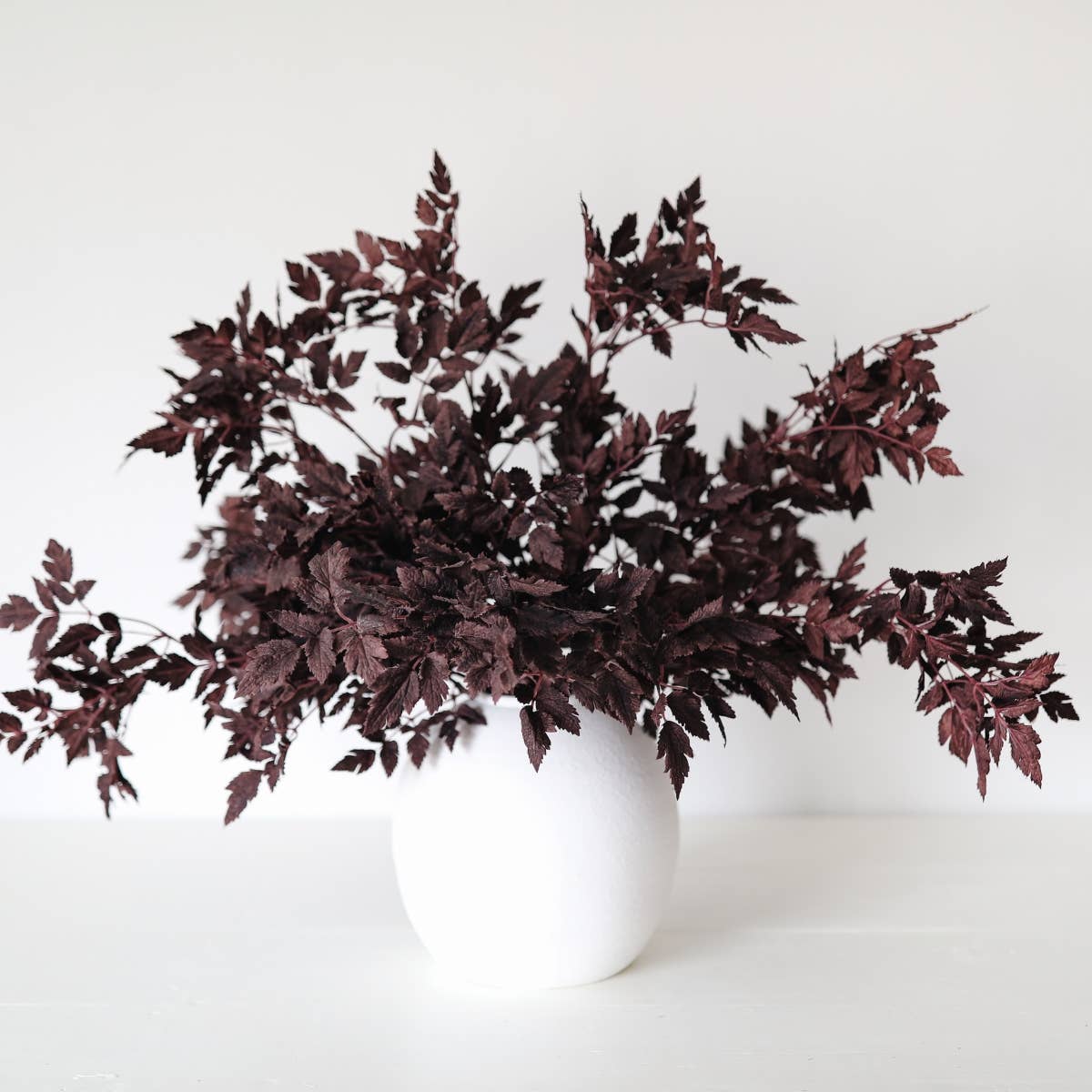 Plum Fake Cimicifuga Ramosa Leaves - 31"