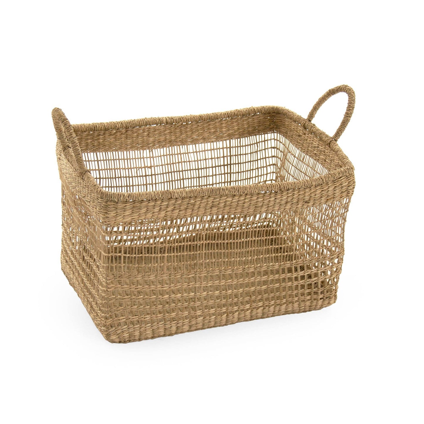 Woven Basket w/ Handles Large