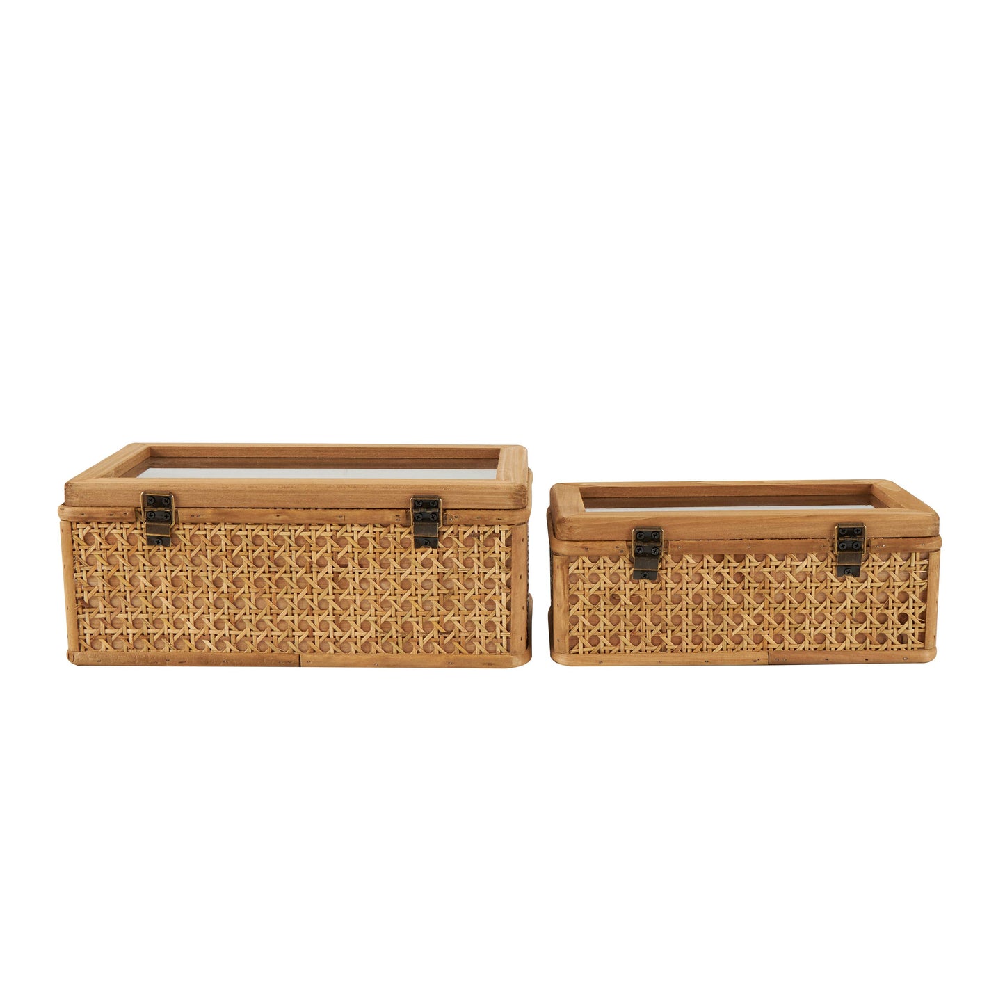 Natural Brown Rattan Box
