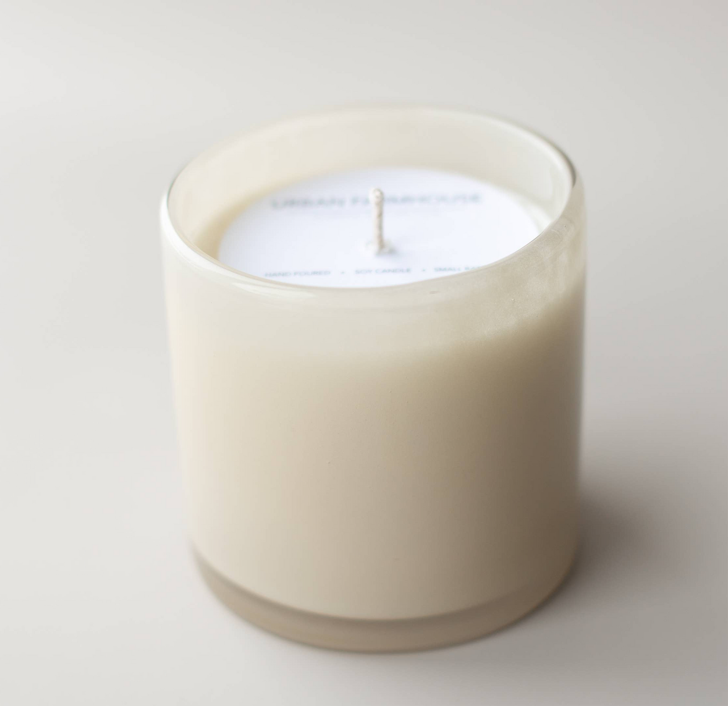 Cream Glass Candle - 12oz