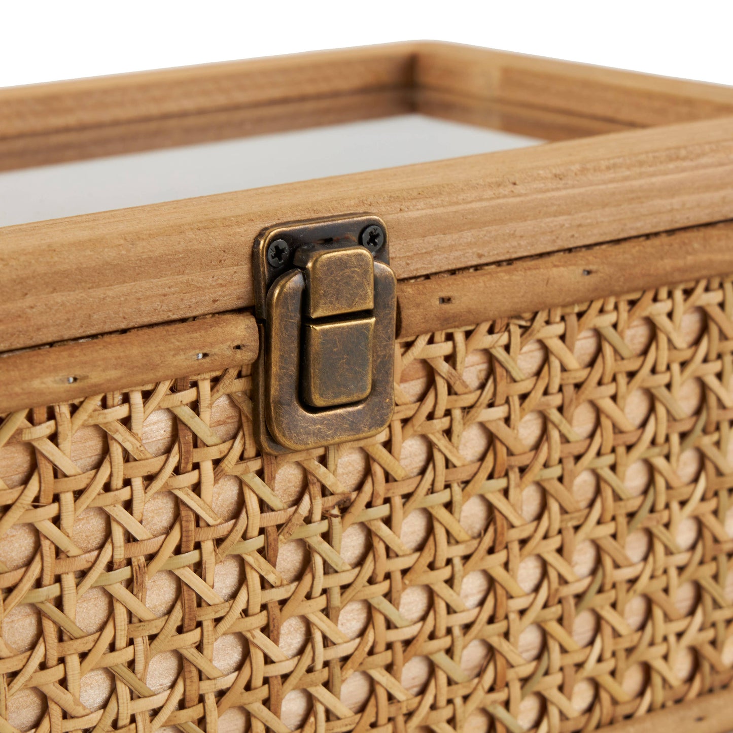 Natural Brown Rattan Box