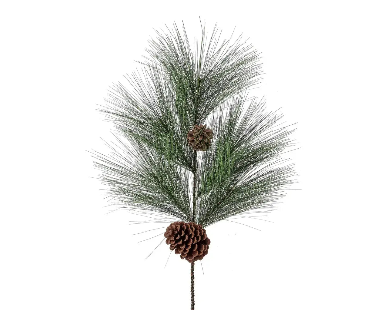 Horsetail Pine 30″ Spray with Pine Cones – Green
