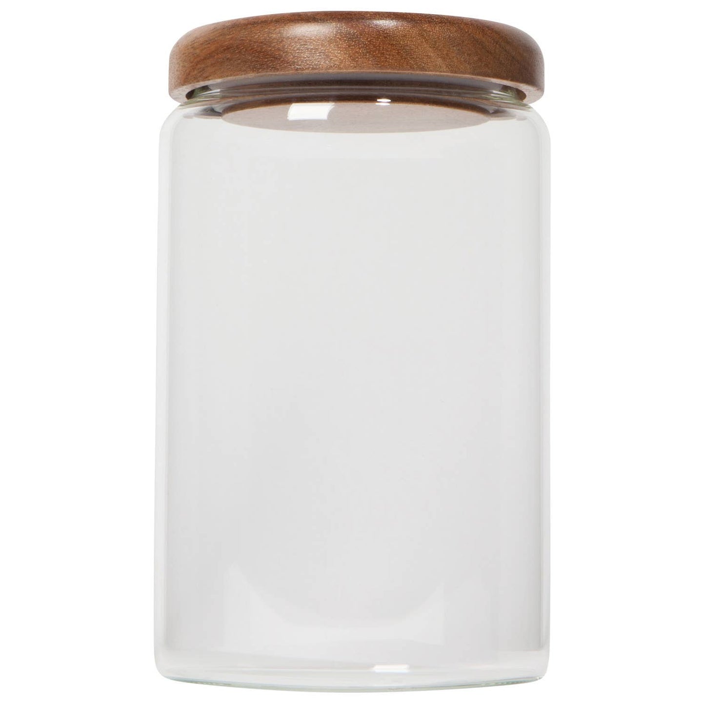 Glass Jar with Acacia wood lid - 32 oz