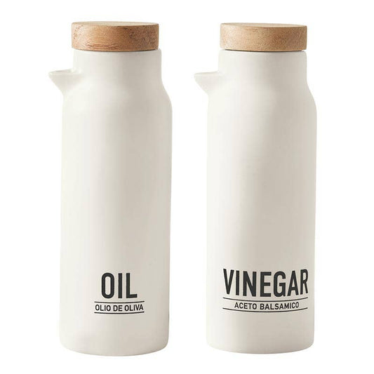 Matte Oil + Vinegar Bottles SET