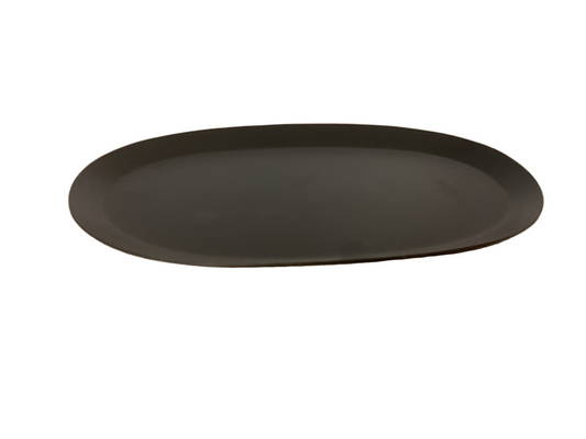 Oval Large Tray Matte Black