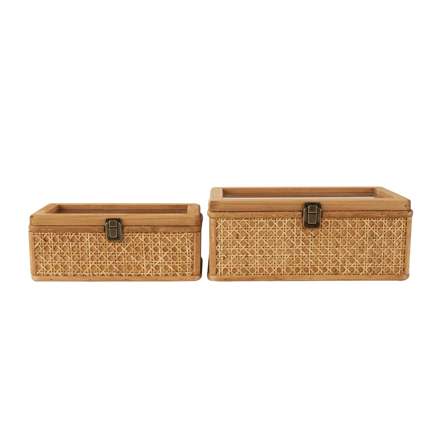 Natural Brown Rattan Box