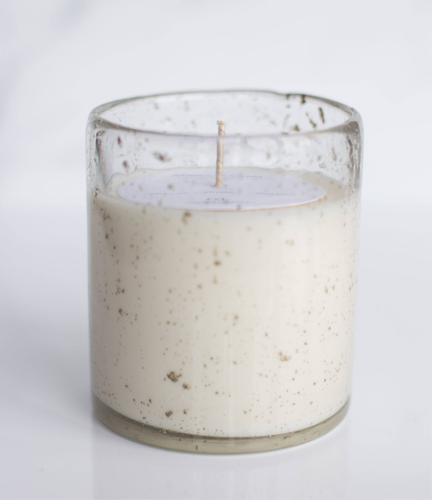 Flecked Glass Candle