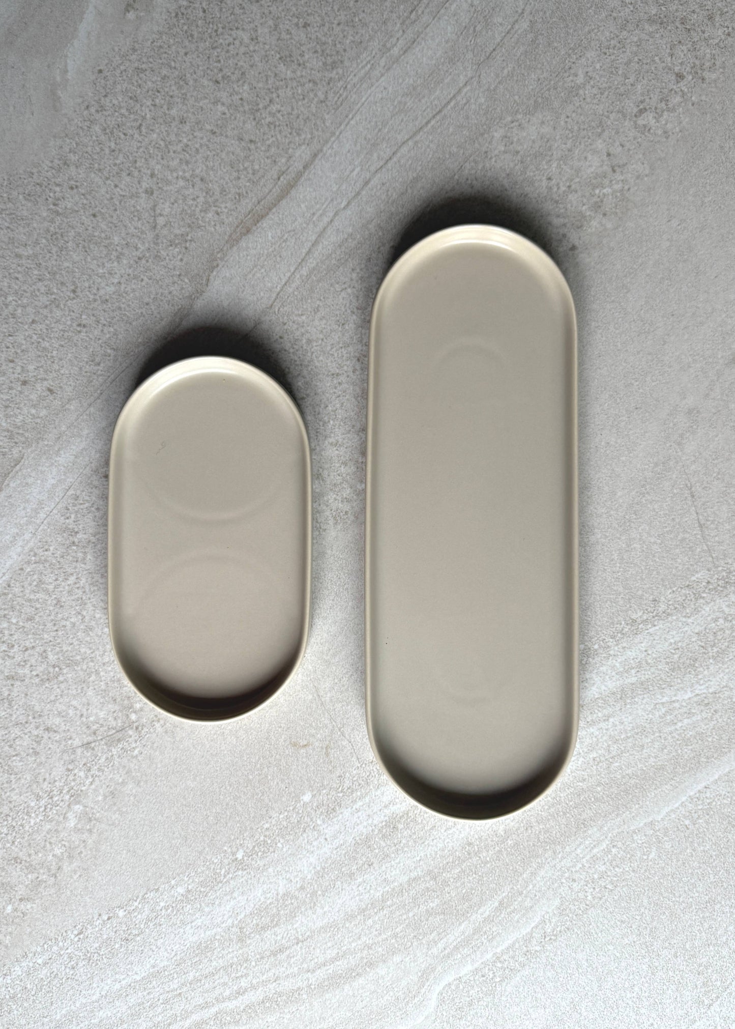 Deco Oval Catchall Tray Small