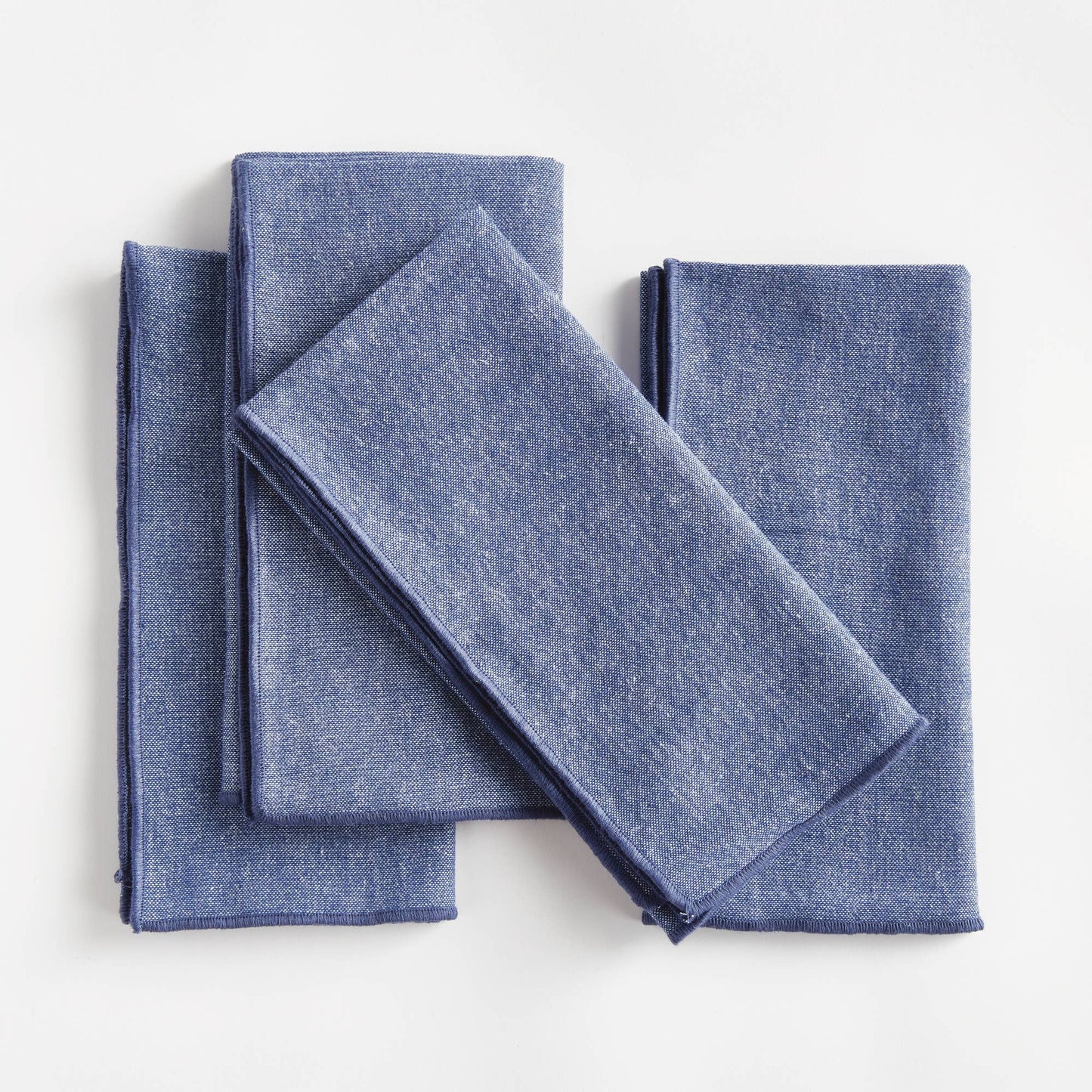 Barclay Butera Miramar Dinner Napkins, Navy Blue