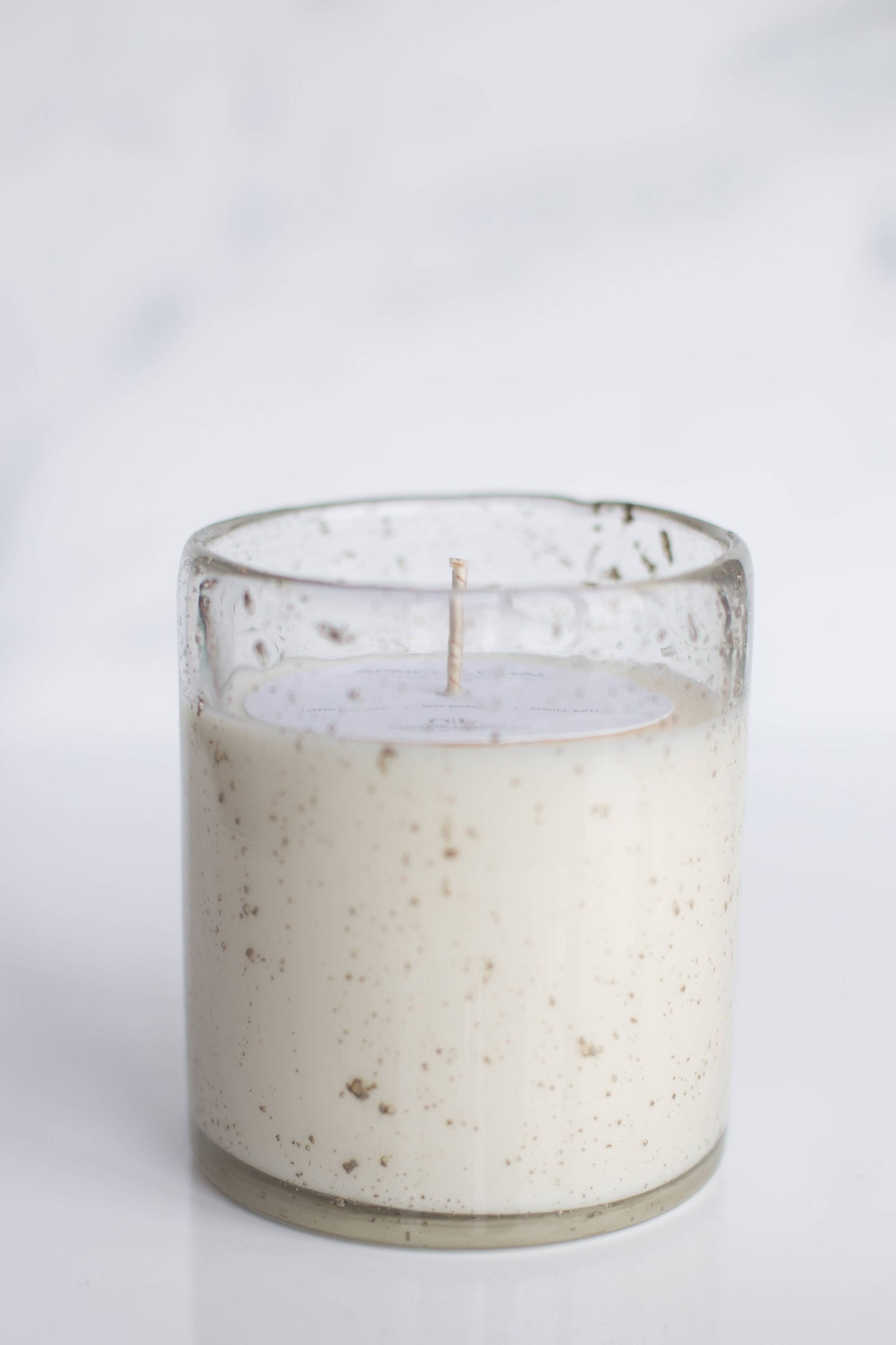 Flecked Glass Candle