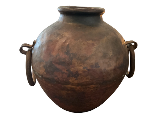 Vintage Copper Pot With Handles