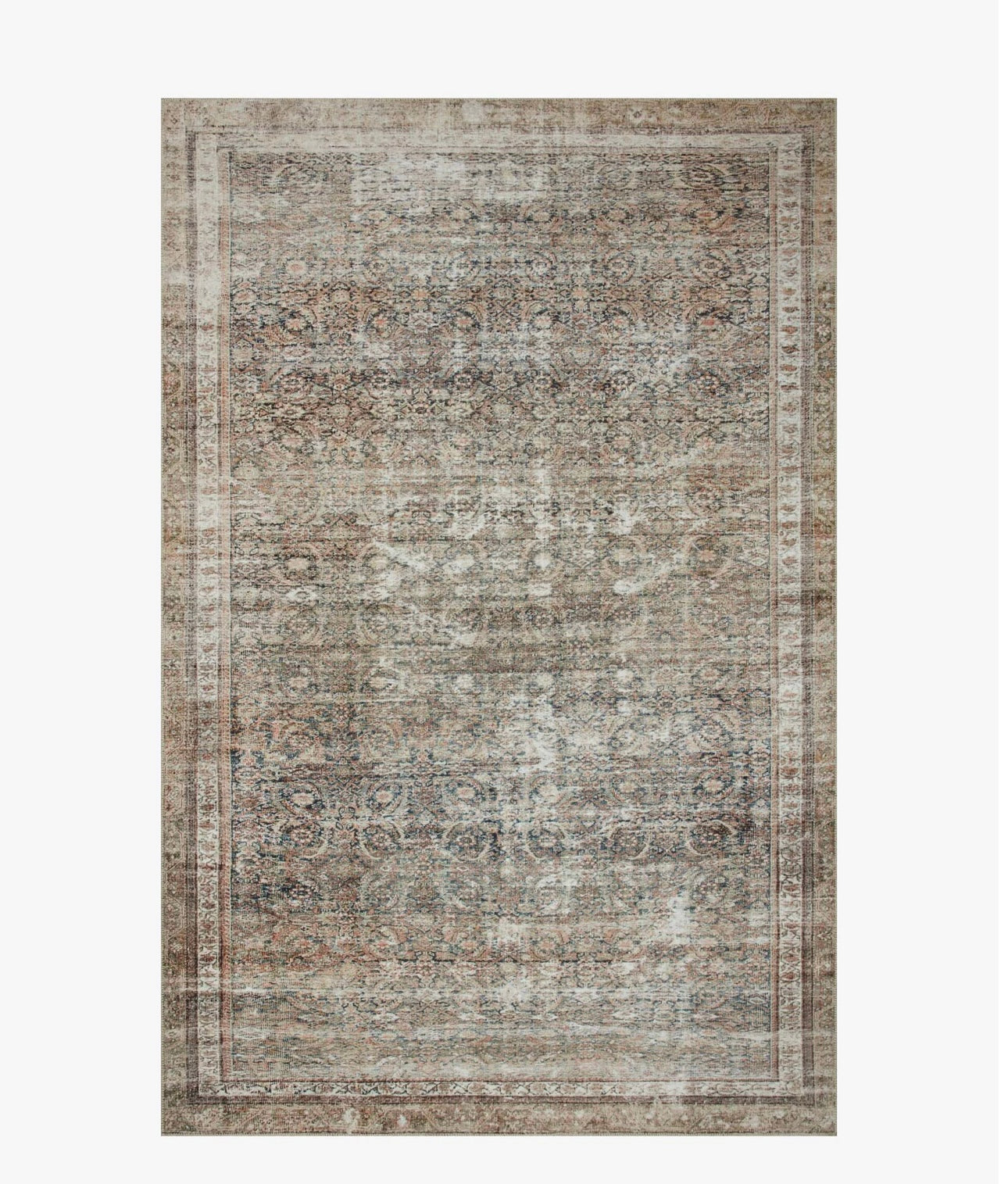 LOLOI Ink & Terracotta 2 x 3