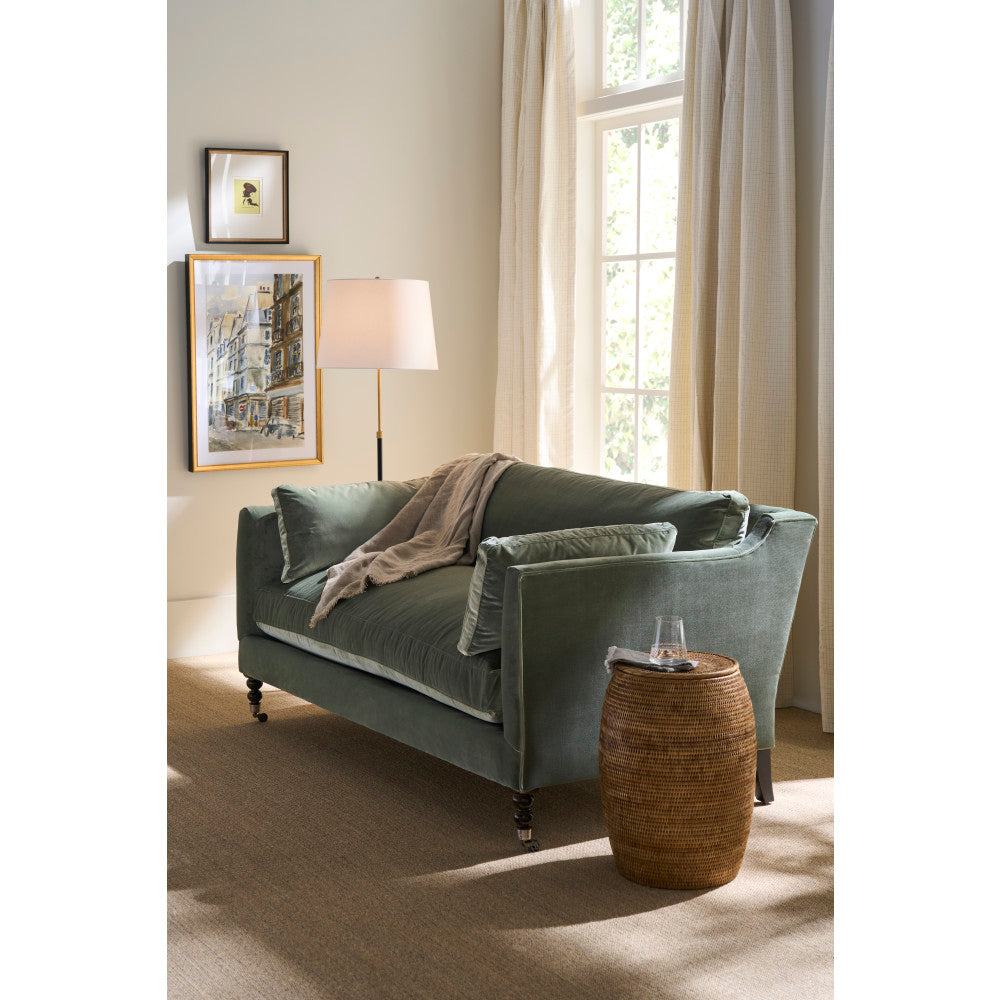 71” Madeline Sofa - Antiqued Moss Velvet