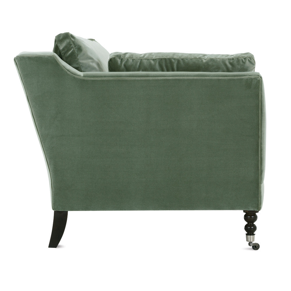 71” Madeline Sofa - Antiqued Moss Velvet