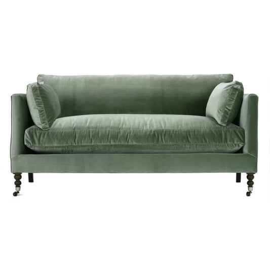 71” Madeline Sofa - Antiqued Moss Velvet