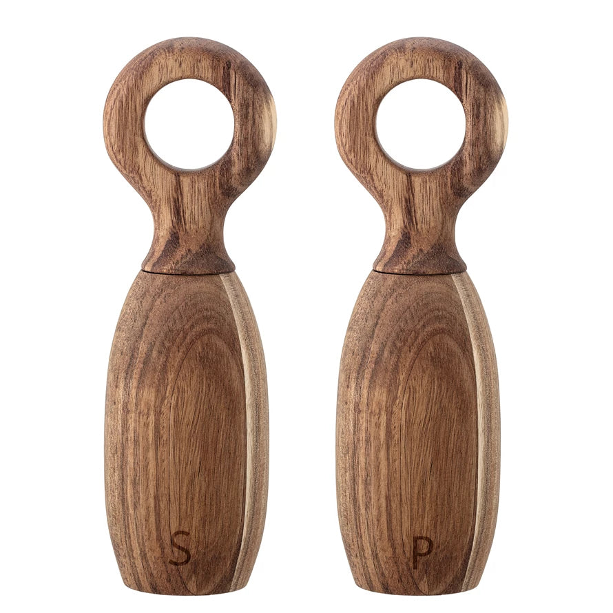 Acacia Wood Salt & Pepper Mill (SET)