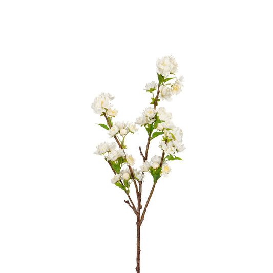 Cherry Blossom Branch - White - 30 Inch