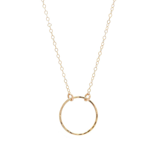 Open Ring Necklace - Waterproof, Hypoallergenic, Minimalist