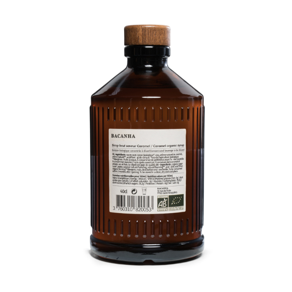 Bacanha Organic Caramel Syrup 13.5oz