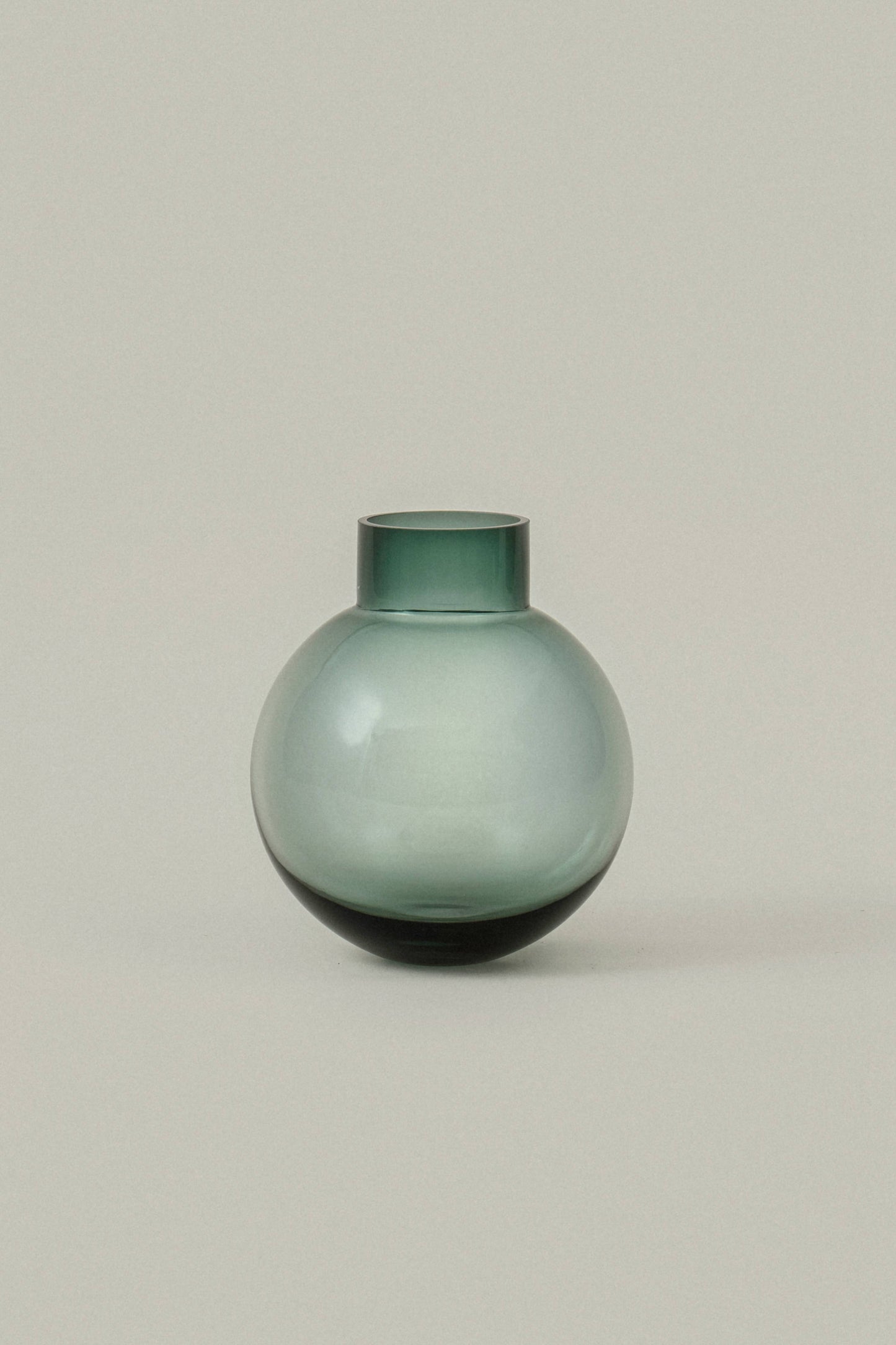 Ball Glass Vase - Green