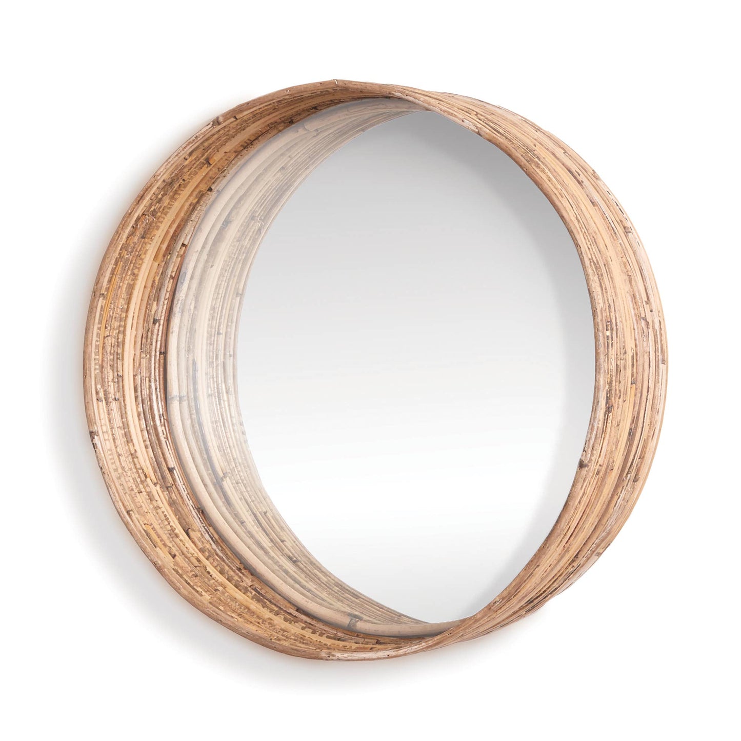 Cane Rattan Deep Mirror Large