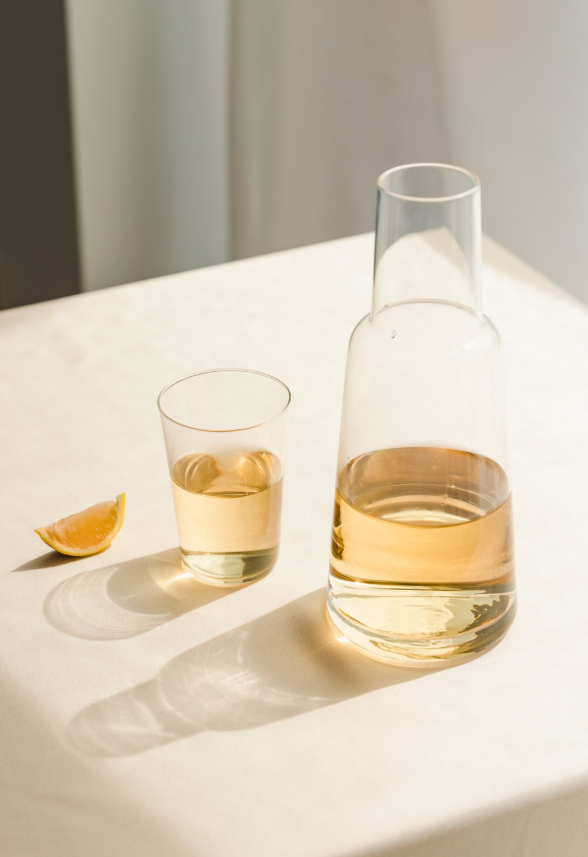 Bedside Water Carafe And Glass Set