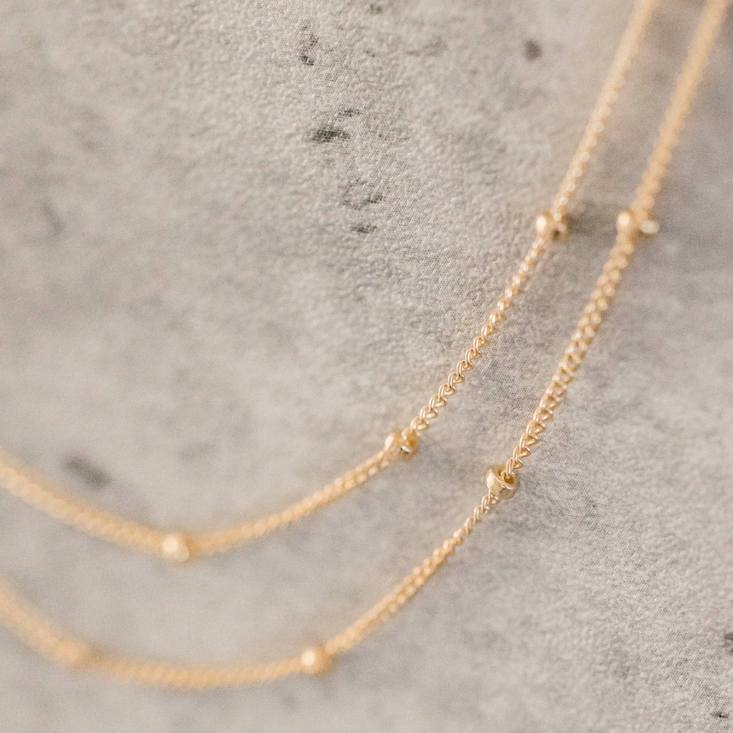 Satellite Chain Necklace | 14k Gold Fill